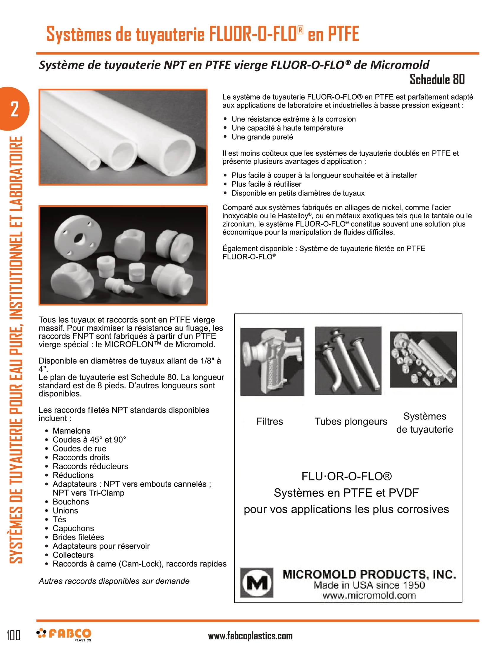 FLUOR-O-FLO® PTFE Piping Systems And Accessories-1